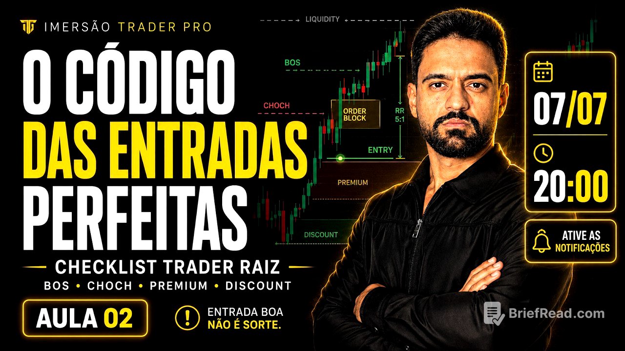 Aula 02 – O Checklist Trader Raiz: Como Encontrar Entradas de Alta Probabilidade
