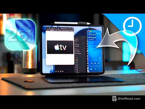 iPadOS 26.1 Is Finally FIXED! (All the New Changes Explained)