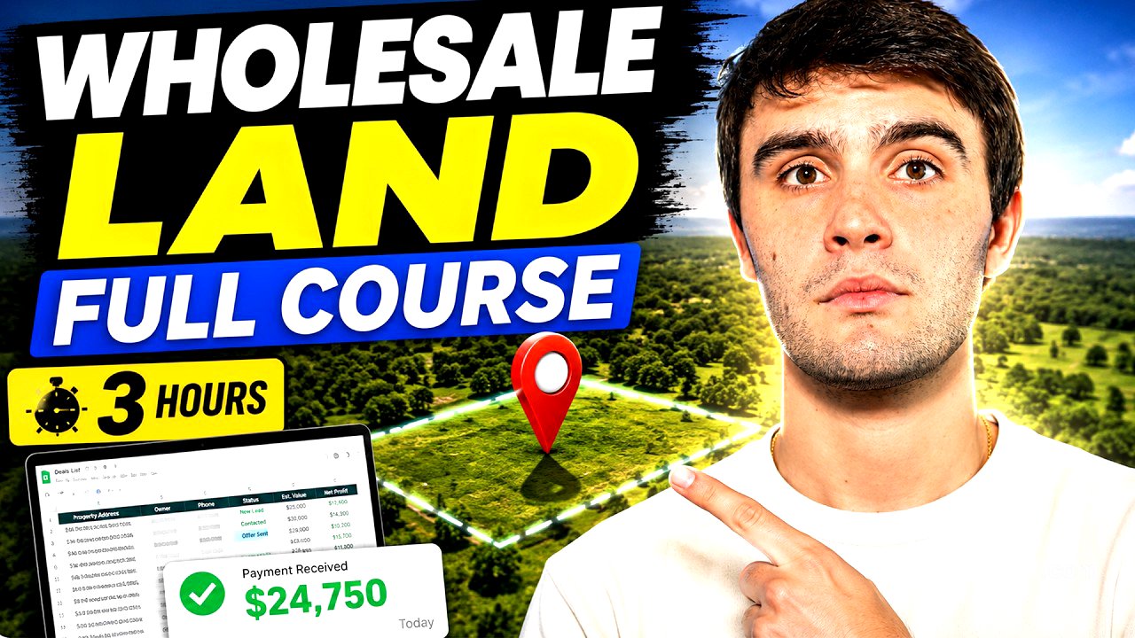 How to Wholesale Land Full Course (3 Hours)