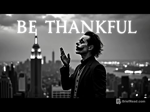 Be Thankful for What You Have