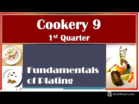 TLE COOKERY 9 QTR 1, Lesson 2, LO 3 1, Fundamentals of Plating
