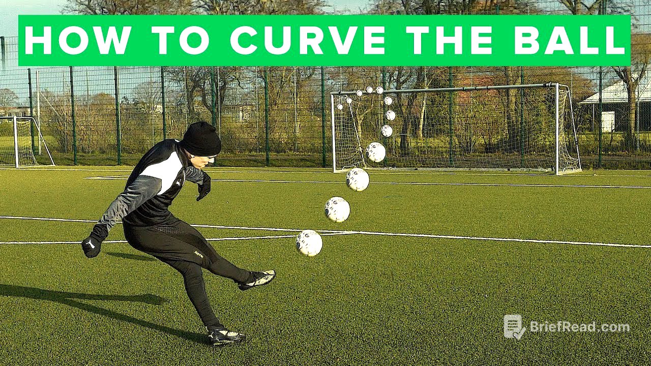 How to curve the ball | Learn bending free kick
