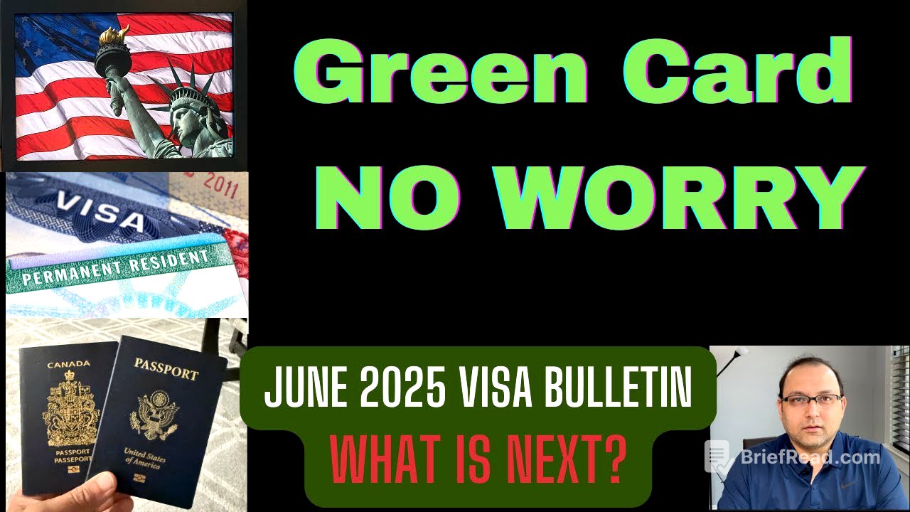 Important**Green card holders Not to worry - Visa Bulletin what to expect?