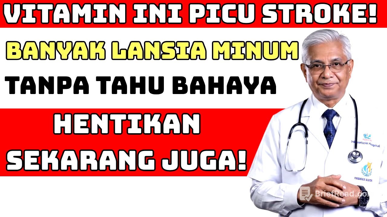Sebagai DOKTER OTAK, Saya TERKEJUT 5 Vitamin Populer Ini Bisa Picu Stroke Saat Anda Tidur!