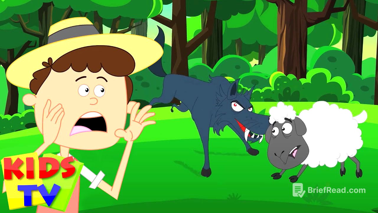 The Boy Who Cried Wolf | Stories For Children | Storytime for Babies | Fairy Tales for Kids