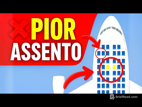 ❌ O PIOR assento do avião que você NUNCA deve escolher!🚨