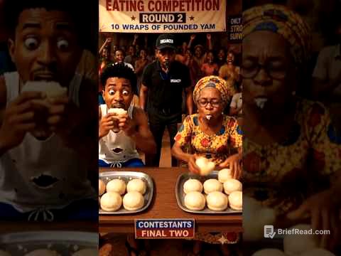 Hungry Man Challenges an Old Grandma to an Eating Contest...He Instantly Regretted It🤣#shorts