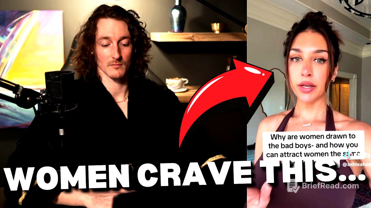 Woman tells you how to have bad boy energy that girls crave...