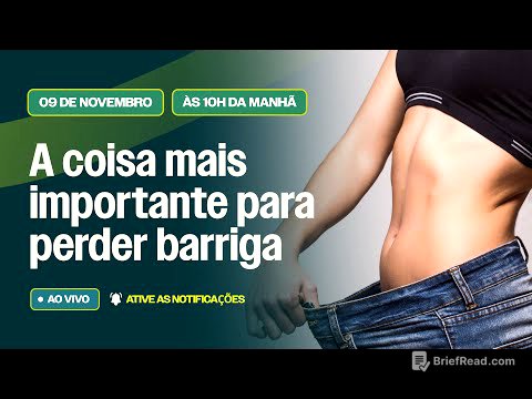 A coisa mais importante para perder barriga. | 09.11 às 10h.