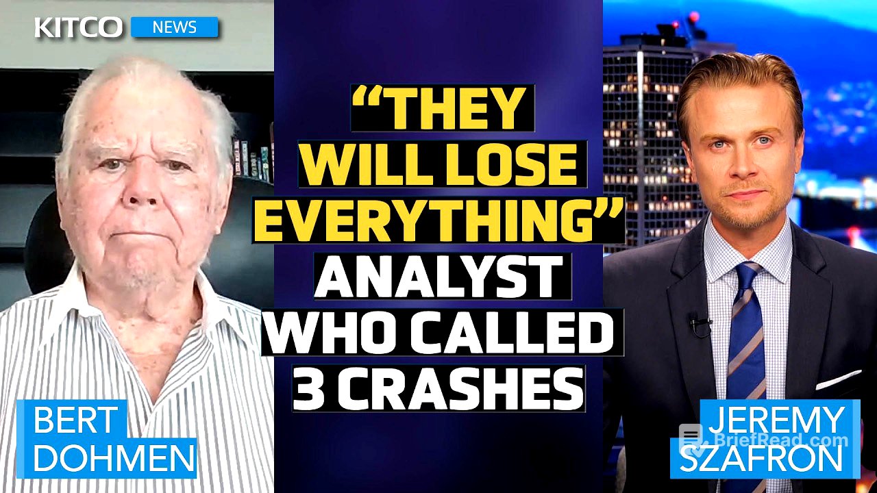 ‘The Data is a Lie’: Analyst Who Called 3 Crashes Reveals What's Really Happening