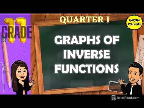 GRAPHS OF INVERSE FUNCTIONS || GRADE 11 GENERAL MATHEMATICS Q1