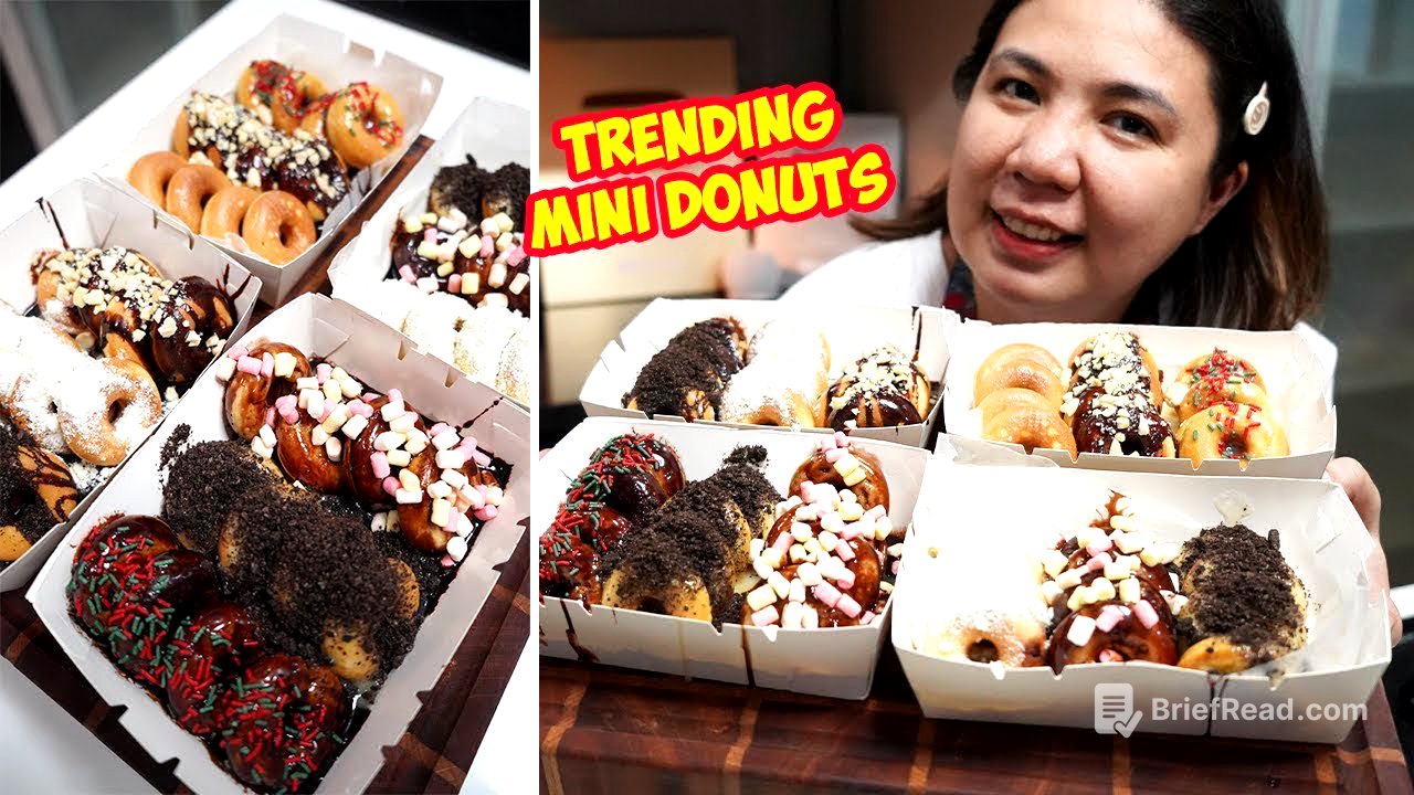 Mini Donuts Recipe pang Negosyo with Costing