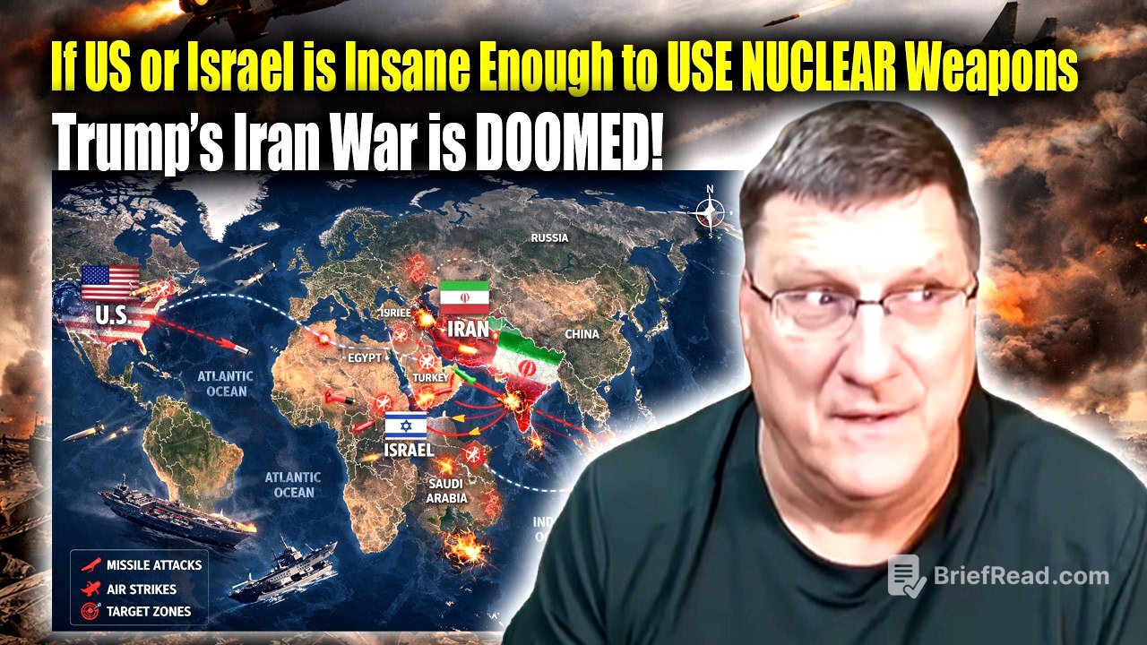 “Something BIG Is About to Hit Israel and America” Scott Ritter: Trump’s Iran War is DOOMED!