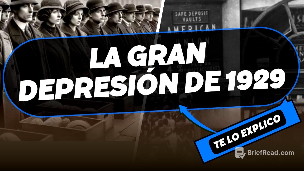 ¿Qué fue la Gran Depresión de 1929? Resumen, Causas, Consecuencias / Explicacion facil
