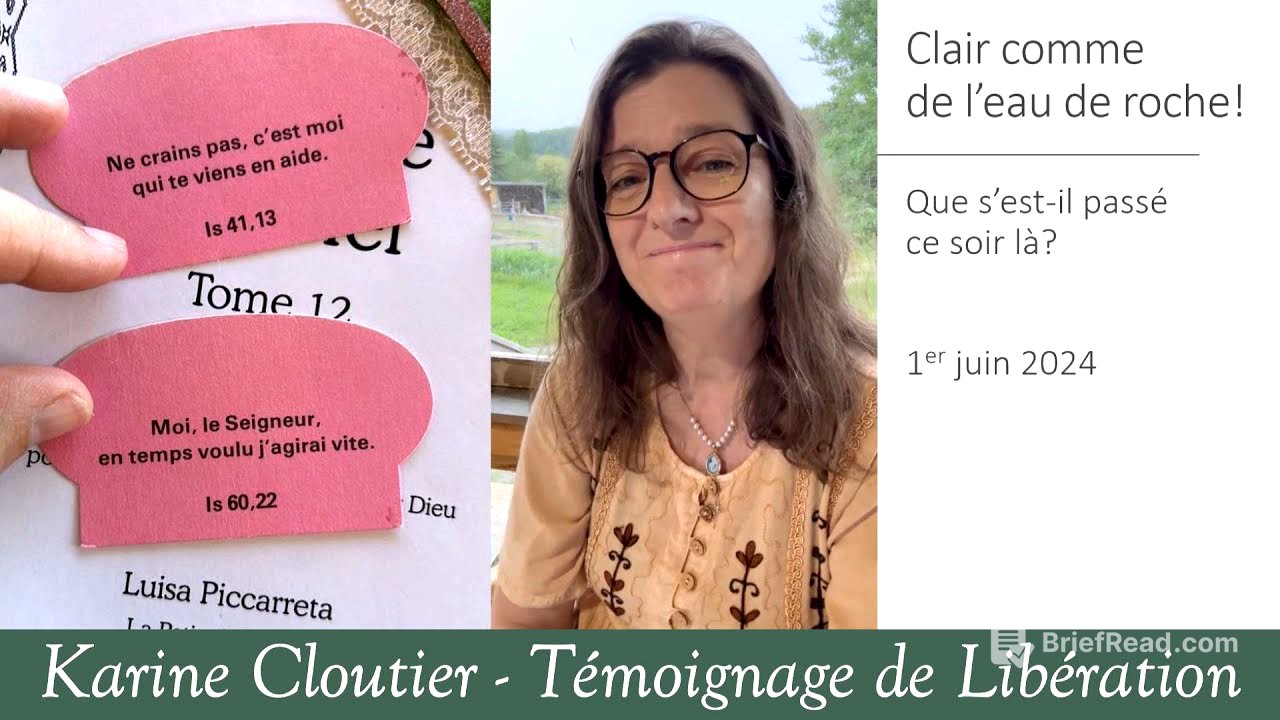 Les Enfants du ROI - Témoignage de Libération, Karine Cloutier