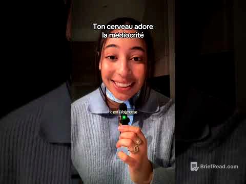 Ton cerveau adore la médiocrité.