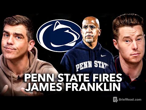 BREAKING: Penn State Fires James Franklin Instant Reaction | Who Will Be the Next Head Coach?