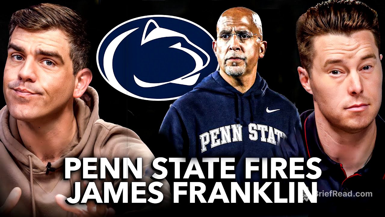BREAKING: Penn State Fires James Franklin Instant Reaction | Who Will Be the Next Head Coach?