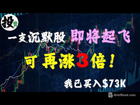 美股 | 投资 | 股票 | 账户更新，一支盘整很久的股票，即将起飞，未来可涨3倍。