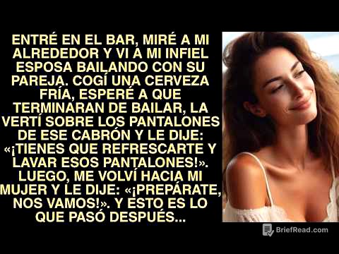 Entré En El Bar, Miré A Mi Alrededor Y Vi A Mi Infiel Esposa Bailando Con Su Pareja  Cogí Una Ce