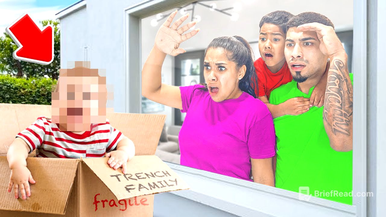 Someone Left a BABY Infront Of Our House!