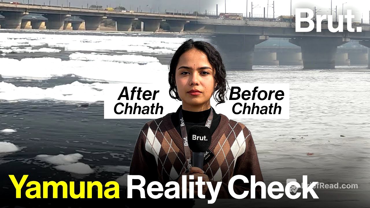 Yamuna Clean-Up EXPOSED| The Reality They Don’t Show You| Brut IRL