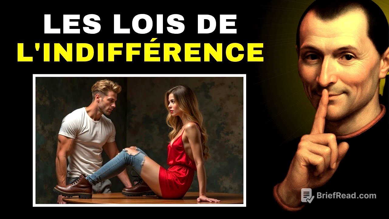 Les Femmes Sont Difficiles, Jusqu’à Ce Que Tu Comprennes l’Indifférence – Selon Machiavel