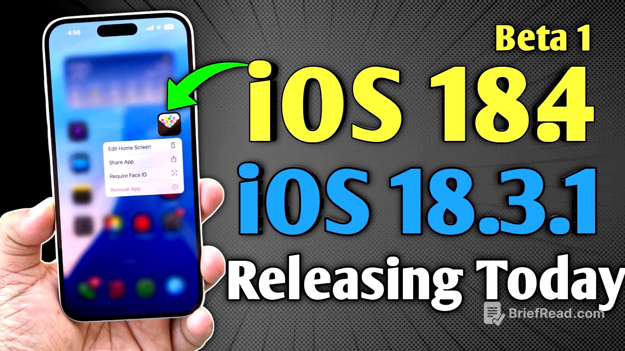 iOS 18.4 Beta 1 and iOS 18.3.1 Releasing - Watch Before Update