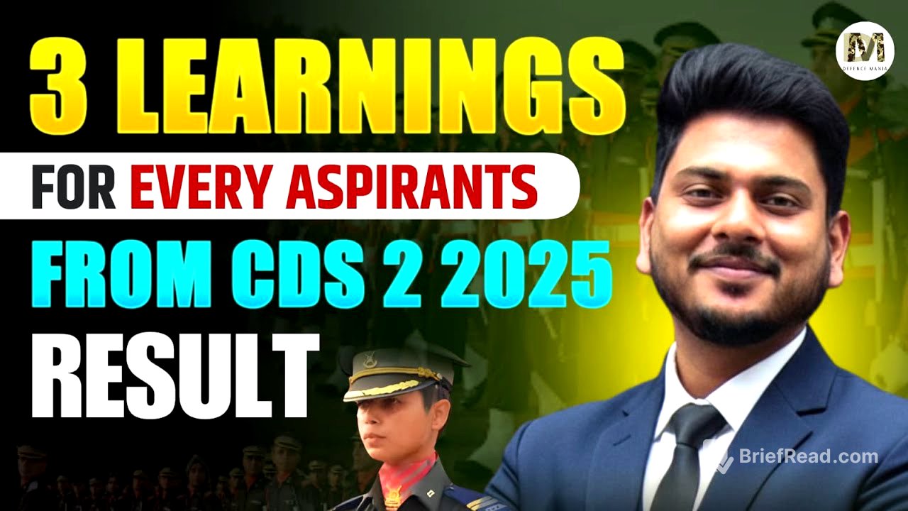 CDS 2 2025 IMPORTANT Result Discussion by Sahil bhaiya
