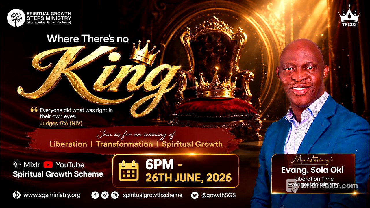 EVANG SOLA OKI - WHERE THERE IS NO KING