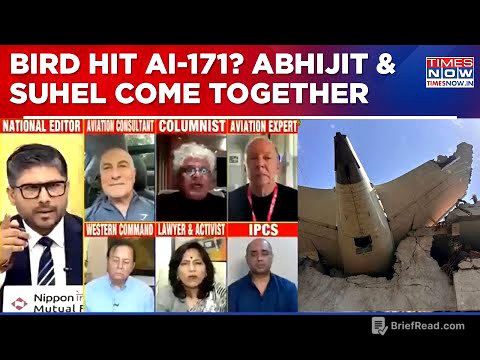 Abhijit Iyer Mitra & Suhel Seth Come Together, Explain What Could Have Gone Wrong  With AI-171 Plane