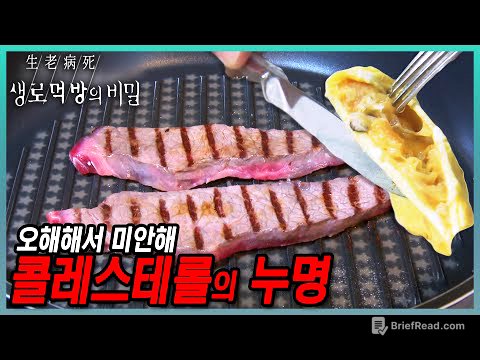 별로 재미 없지만 뻔뻔하게 올린 생로먹방 13탄! 콜레스테롤의 누명 | KBS 151028 방송