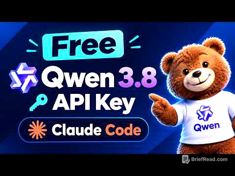 Use Qwen 3.8 Flash for FREE in Claude Code (FREE API Key)