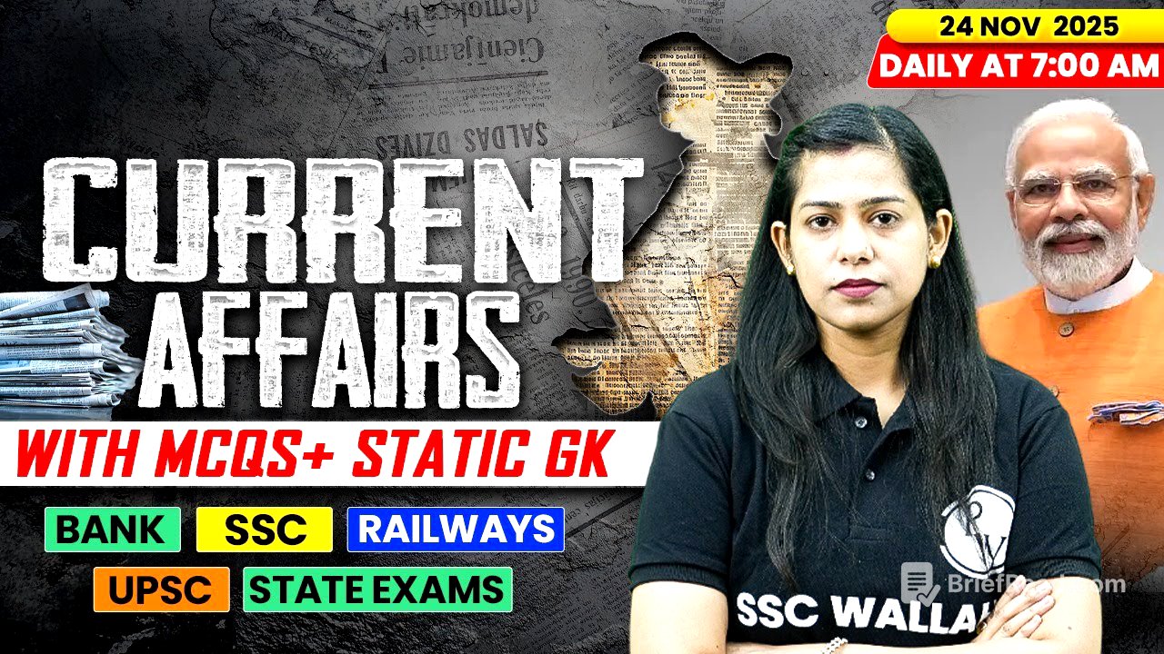 Current Affairs Today | 24 November Current Affairs 2025 | Daily Current Affairs | By Krati Mam