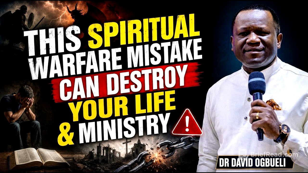 THE DEADLY ERROR MANY BELIEVERS MAKE IN SPIRITUAL WARFARE 🔥  DR DAVID OGBUELI