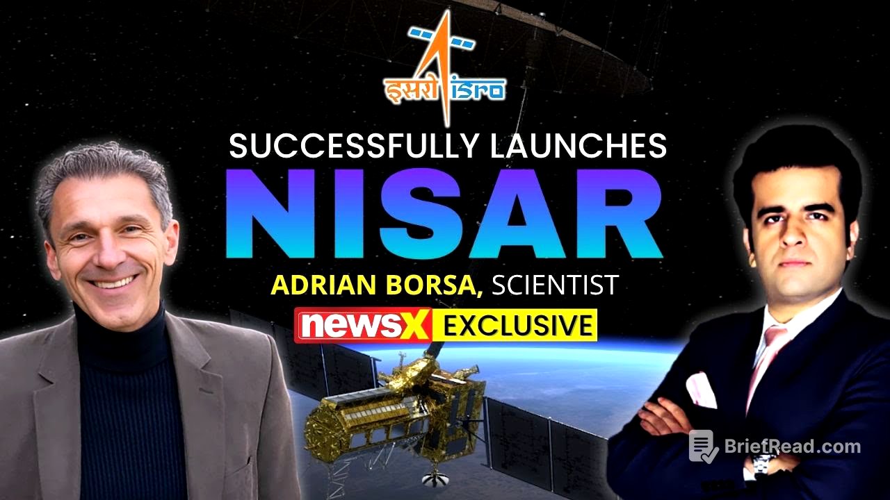 ISRO Successfully Launches NISAR, World's 'first-of-its-kind' Satellite | Dr. Adrian Borsa Exclusive