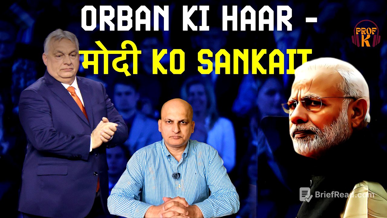 Hungary: Orban की हार, Modi के लिए Warning | Right Wing Politics