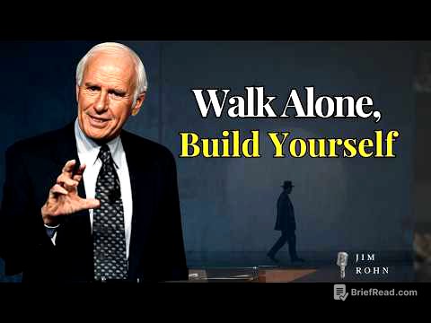 Walk Alone, Build Yourself! | Powerful Motivational Jim Rohn | Discipline, Self Growth & Success