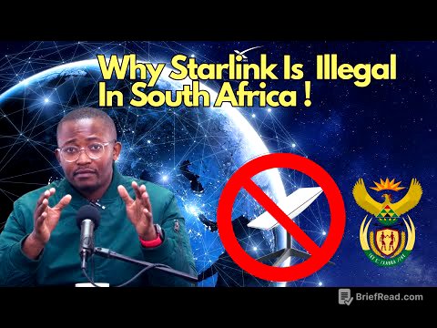 WHY STARLINK IS ILLEGAL IN SOUTH AFRICA!