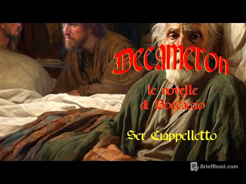 DECAMERON - Ser Ciappelletto - I giornata I novella