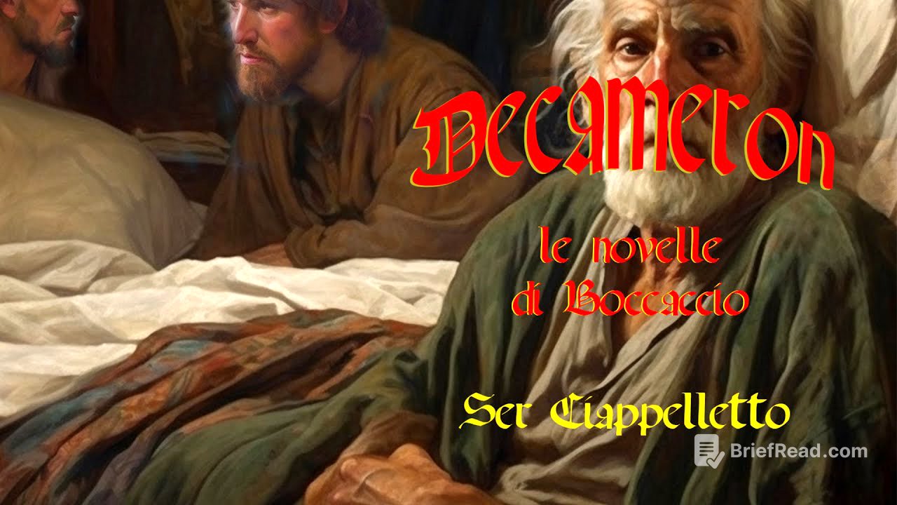 DECAMERON - Ser Ciappelletto - I giornata I novella