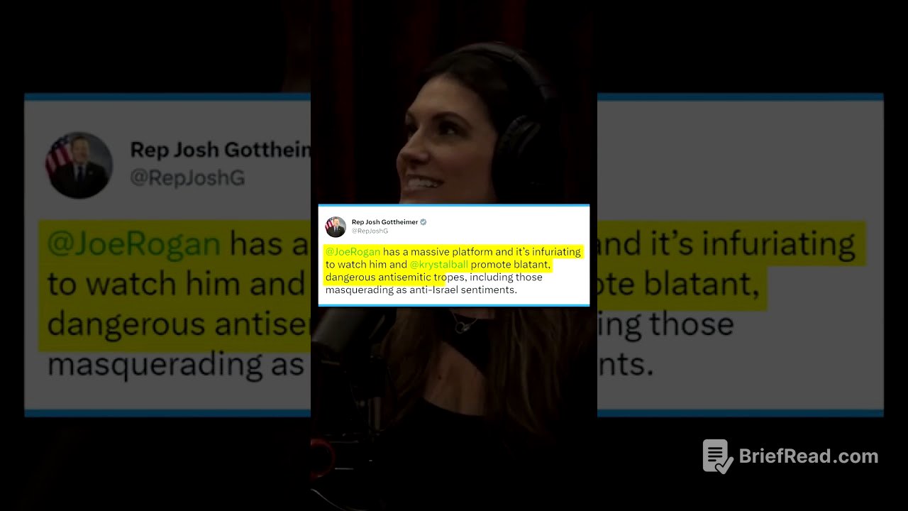 Joe Rogan, Krystal Ball ATTACKED As Anti-Semitic | Breaking Points #shorts