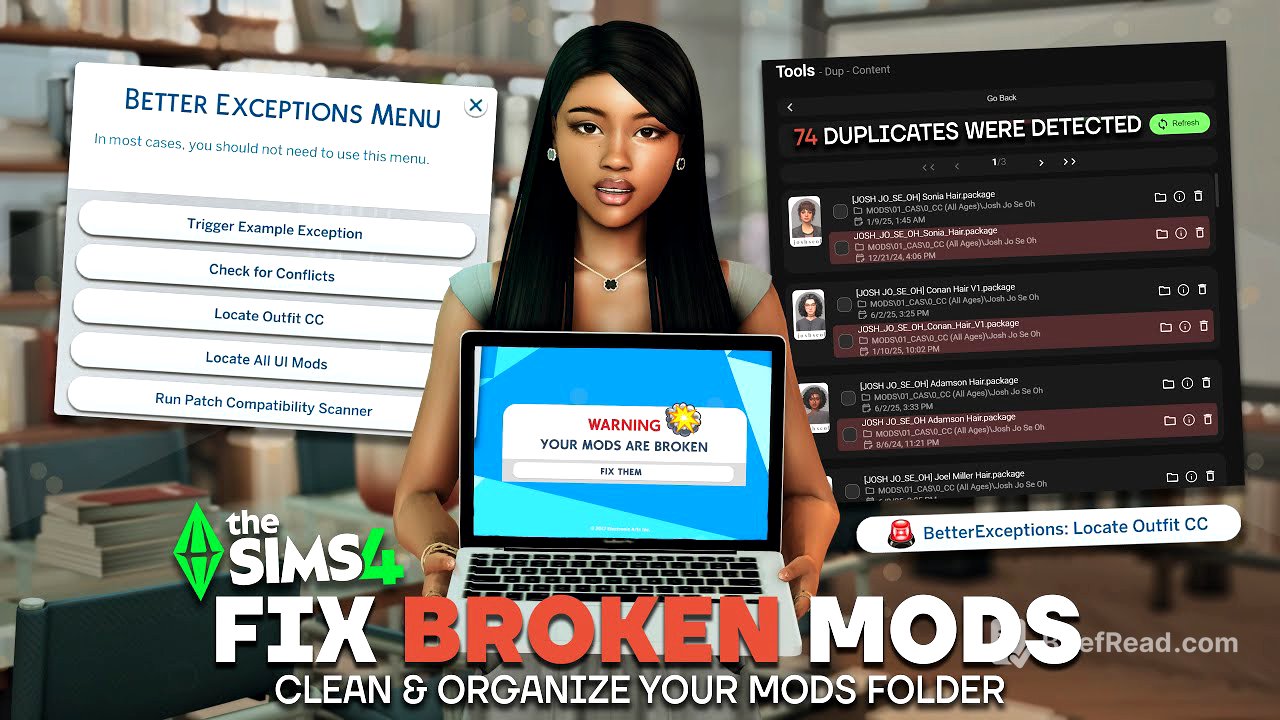 How to Organize Sims 4 Mods & Fix Broken CC (2025 Tutorial)