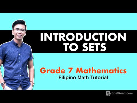 Introduction to Sets - Grade 7 Math (Tagalog/Filipino Math Tutorial)