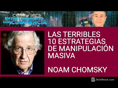 10 ESTRATEGIAS DE MANIPULACIÓN MASIVA por Noam Chomsky