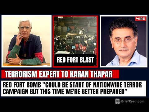 Red Fort Bomb "Could Be Start of Nationwide Terror Campaign but This Time We're Better Prepared"