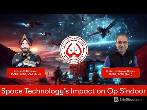 Space Technology’s Impact on Op Sindoor | Lt Gen Dushyant Singh (Retd), Lt Gen PJS Pannu (Retd)