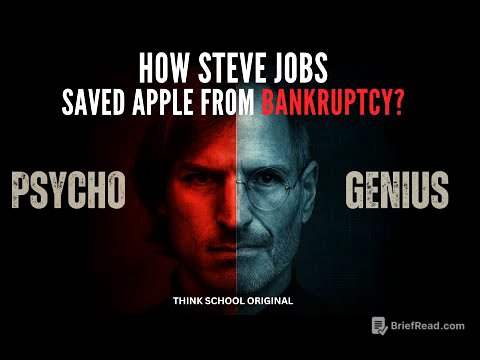 Apple went from Bankruptcy to $3 Trillion: Steve Jobs Engineered the Greatest Comeback
