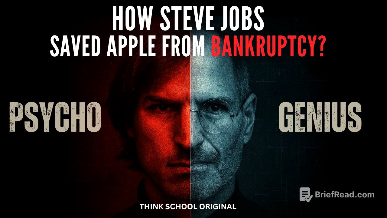 Apple went from Bankruptcy to $3 Trillion: Steve Jobs Engineered the Greatest Comeback