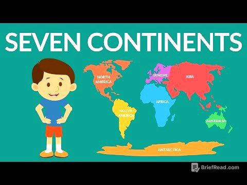 Seven Continents of the world - Seven continents video for kids